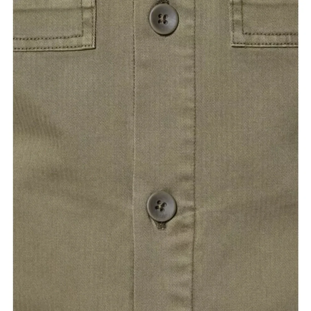 PAIGE Alva Military Jacket Olive Green Men’s Small Cotton Blend summer jacket